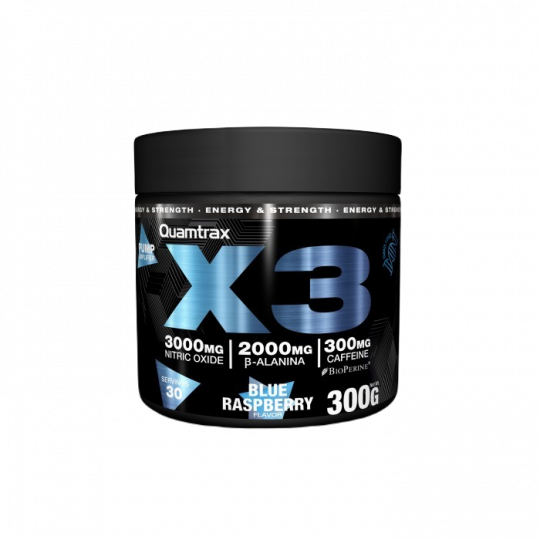 Quamtrax Nutrition X3 PreWorkout 300 G