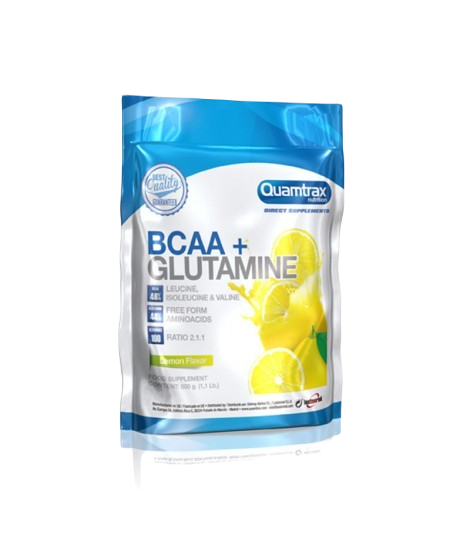 Quamtrax Nutrition Bcaa 2/1/1 + Glutamine 500 gr