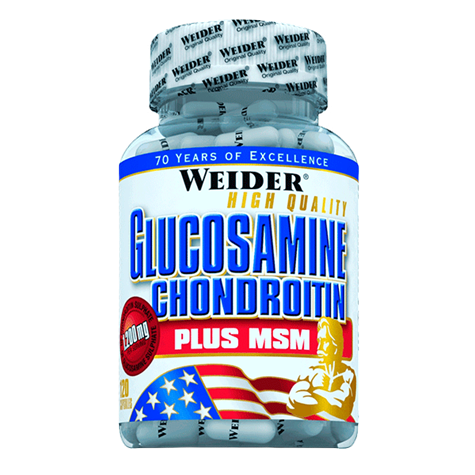 Weider - Glucosamine Chondroitine + MSM (120 Caps)