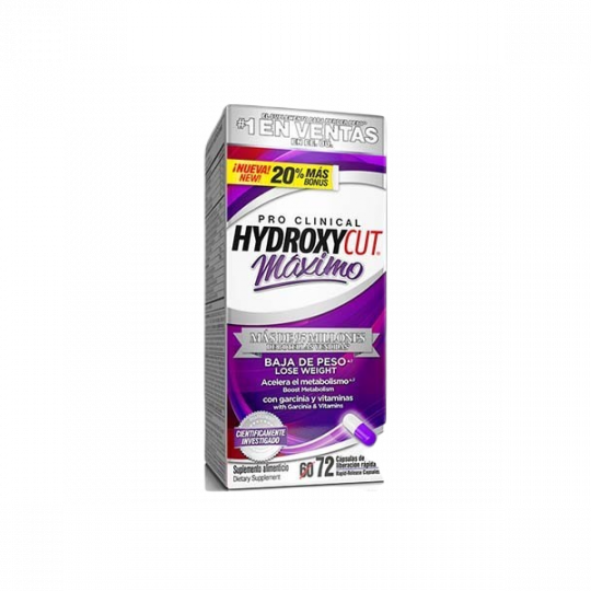 Muscletech Pro Clinical Hydroxycut Maximo 72 caps