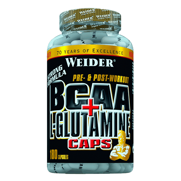 Weider - BCAA+Glutamina (180 Caps)
