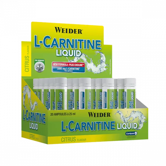 Weider - L-Carnitine Liquid (20 Amp/25 ml)